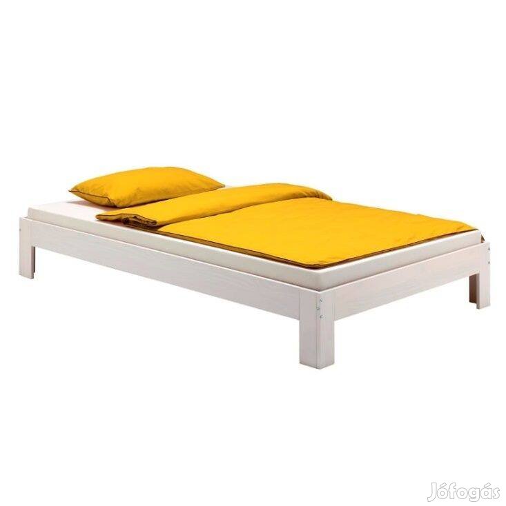 Thomas 120 x 200 fenyő futon ágykeret (fehér) 72816