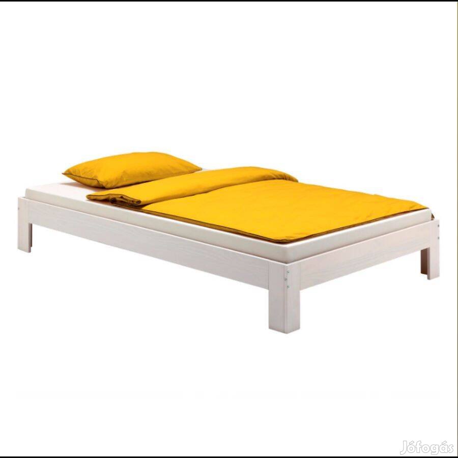 Thomas 90 x 190 fenyő futon ágykeret (fehér) 72801