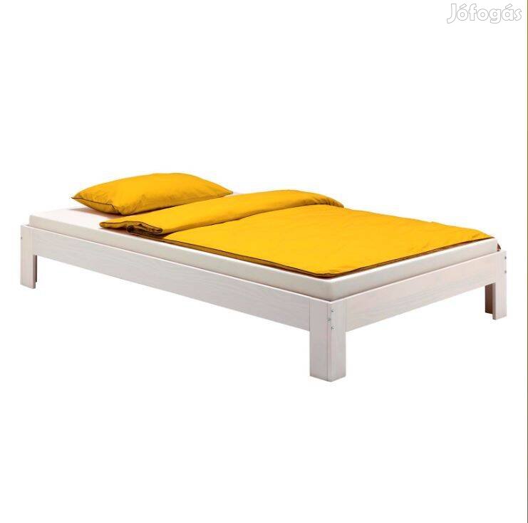 Thomas 90 x 190 fenyő futon ágykeret (fehér) 72801