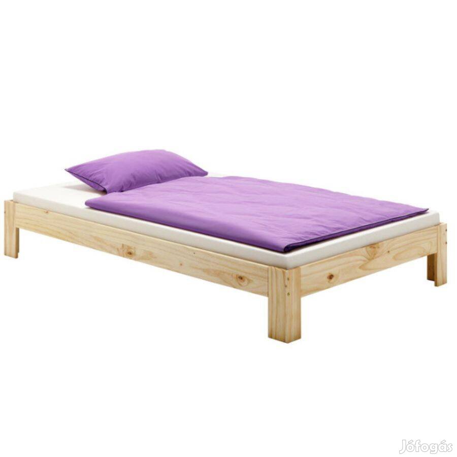 Thomas 90 x 200 fenyő futon ágykeret (natúr lakk) 72805