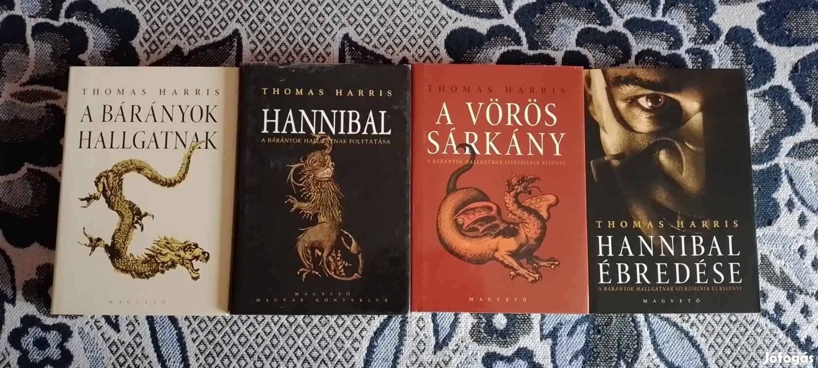 Thomas Harris : Hannibal Lecter teljes sorozat!