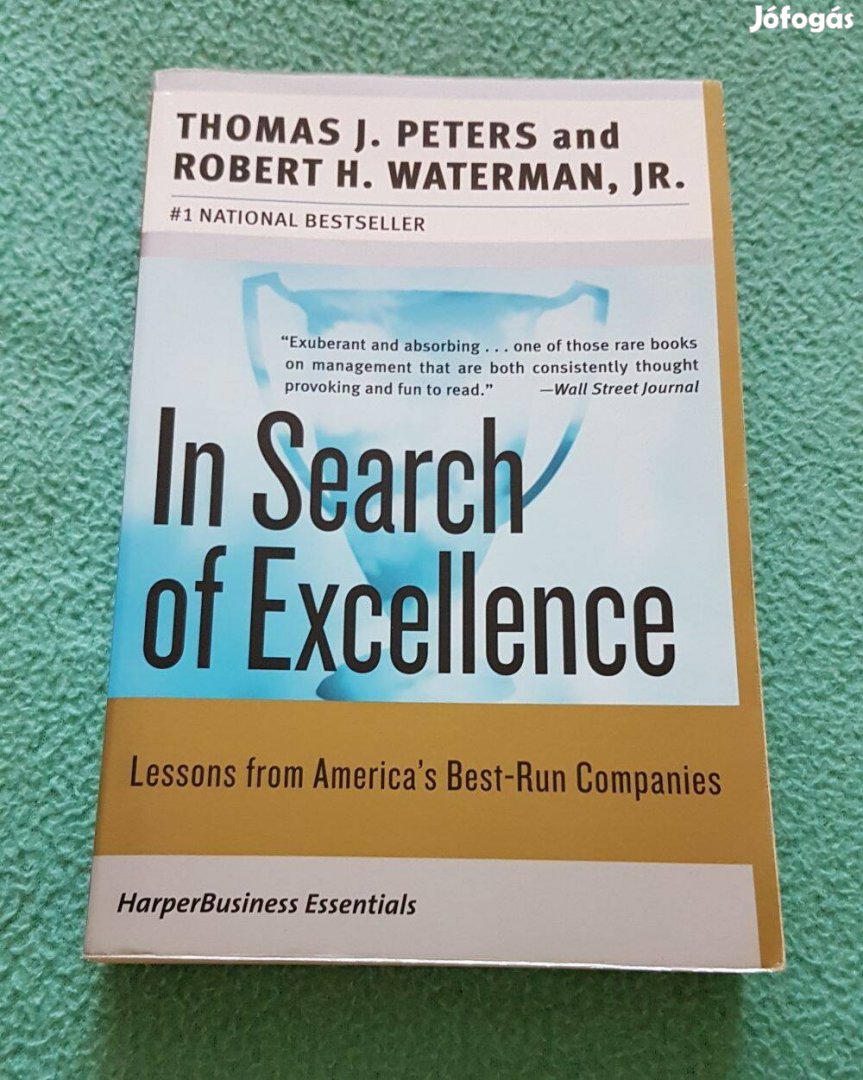 Thomas J. Peters: In Search of Excellence könyv (angol)