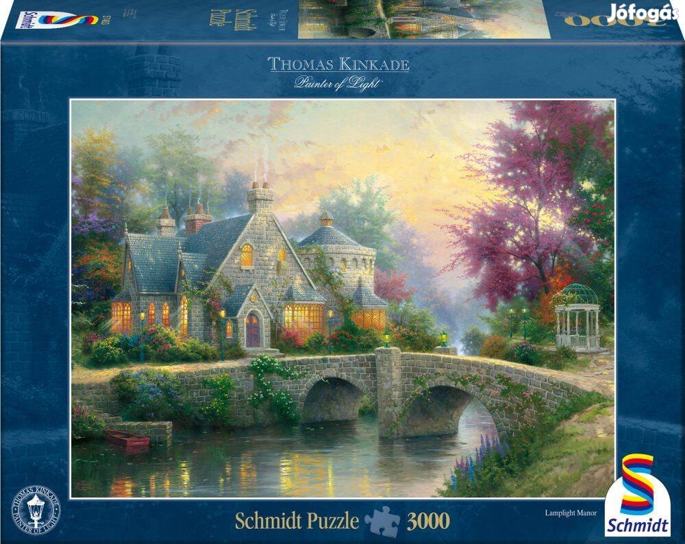 Thomas Kinkade Puzzle (Schmidt, hiánytalan, 3000 dbos)