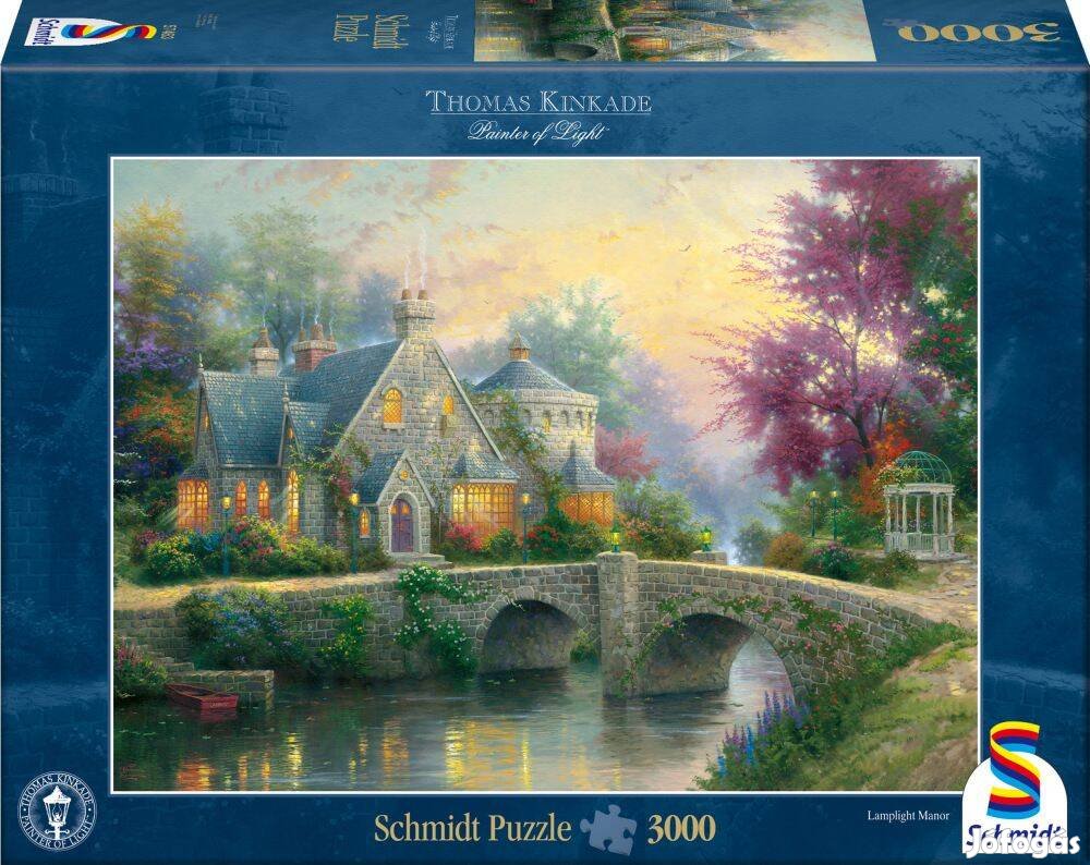 Thomas Kinkade Puzzle (Schmidt, hiánytalan)