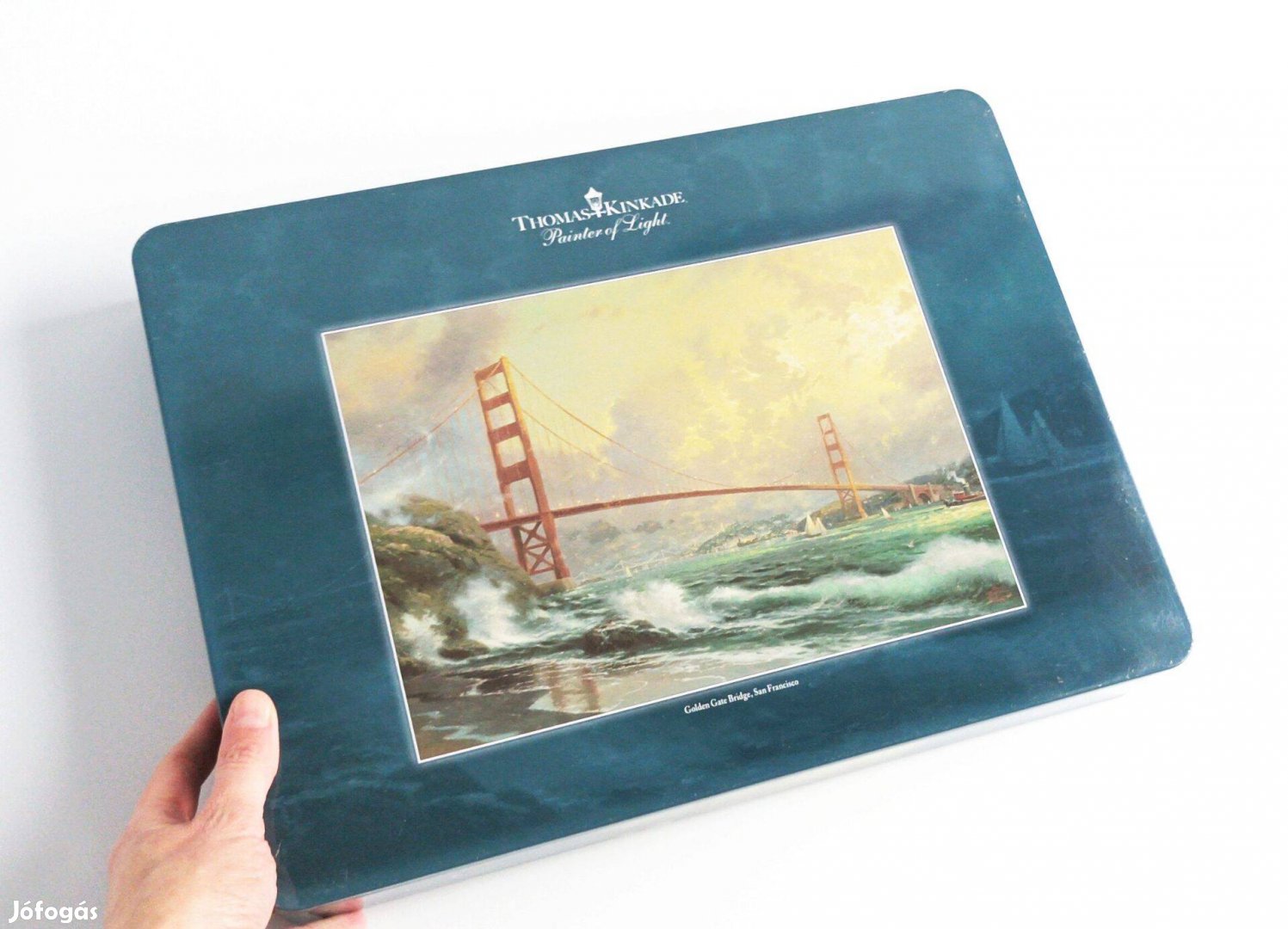 Thomas Kinkade Puzzle készlet fém dobozban (hiánytalan)