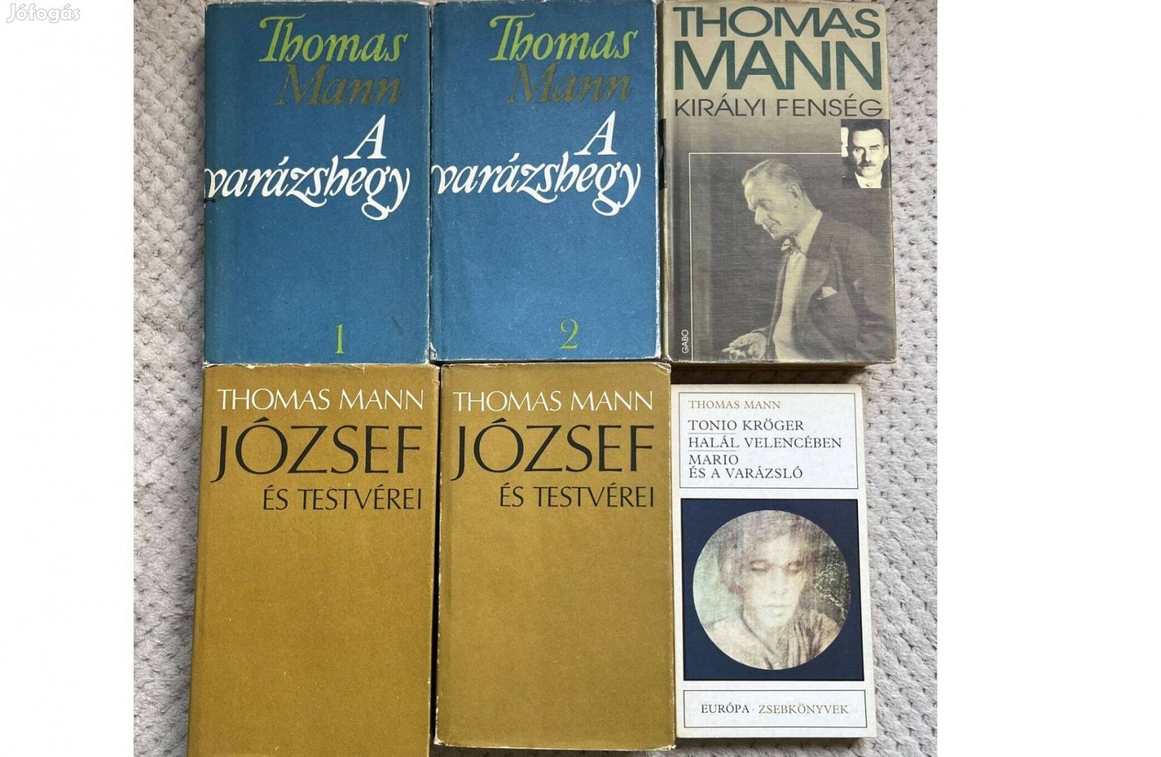 Thomas Mann könyvcsomag eladó (Varázshegy, József és Testvérei .)