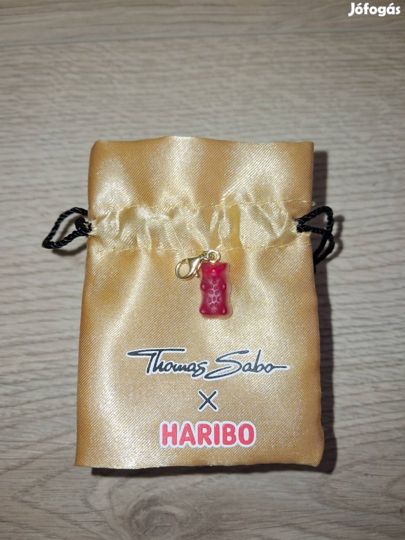 Thomas Sabo Piros Haribo gumi maci charm új 