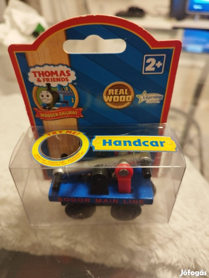 Thomas Wooden Railway Handcar eredeti bontatlan!