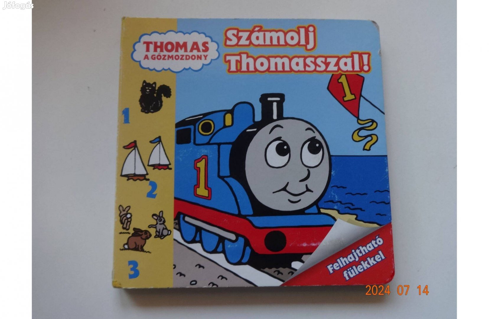 Thomas, a gőzmozdony - Számolj Thomassal! - kemény lapos, fülekkel