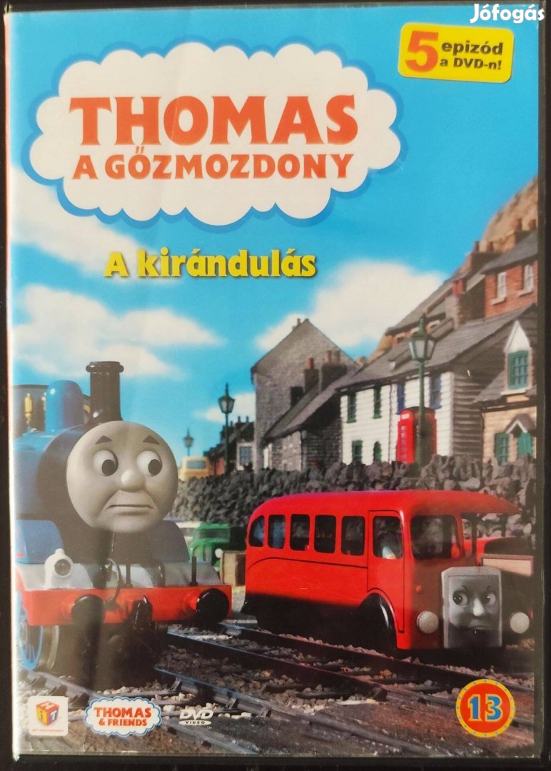 Thomas a gőzmozdony A kirándulás magyar nyelvű mese DVD