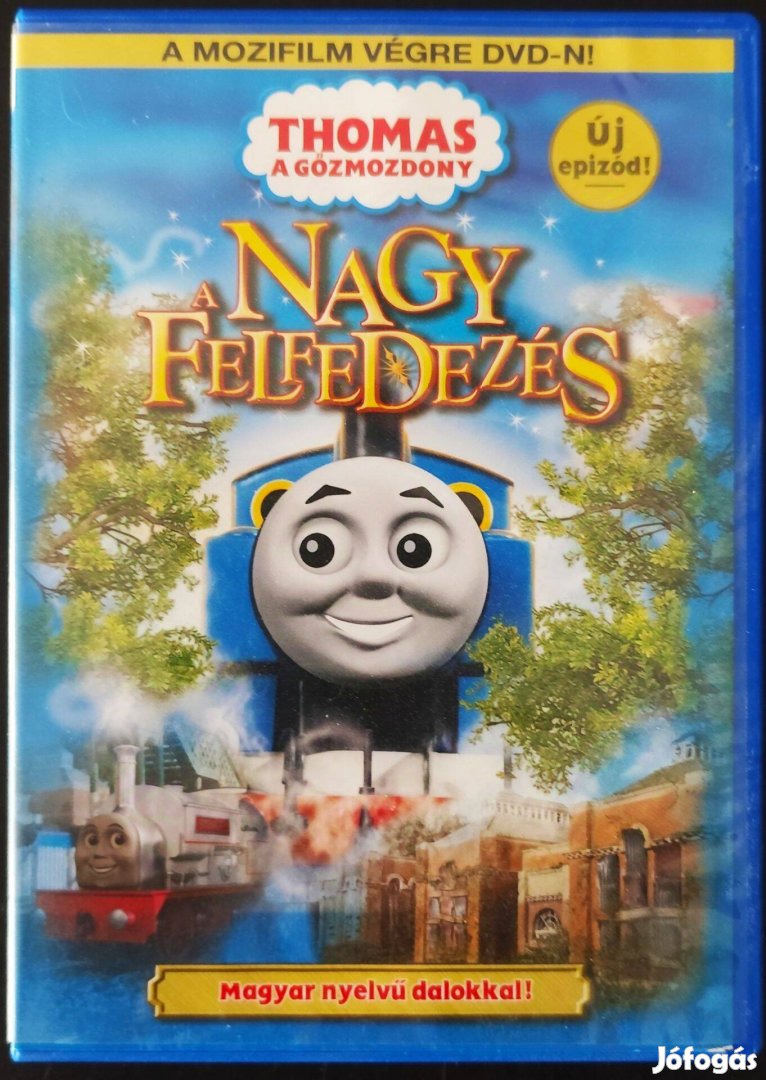 Thomas a gőzmozdony A nagy felfedezés, magyar nyelvű DVD