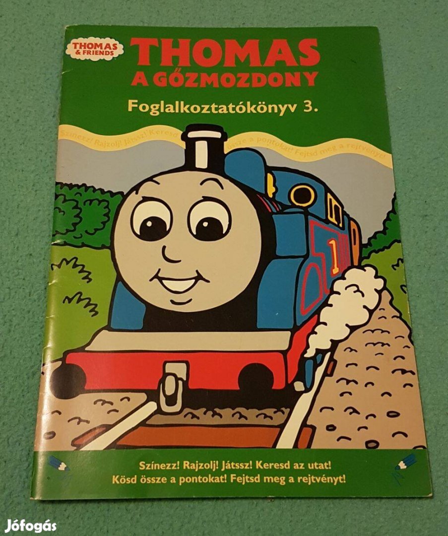 Thomas a gőzmozdony Foglalkoztatókönyv 3