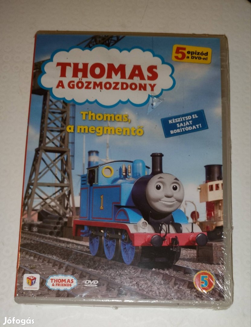 Thomas a gőzmozdony dvd bontatlan 5 epizód 