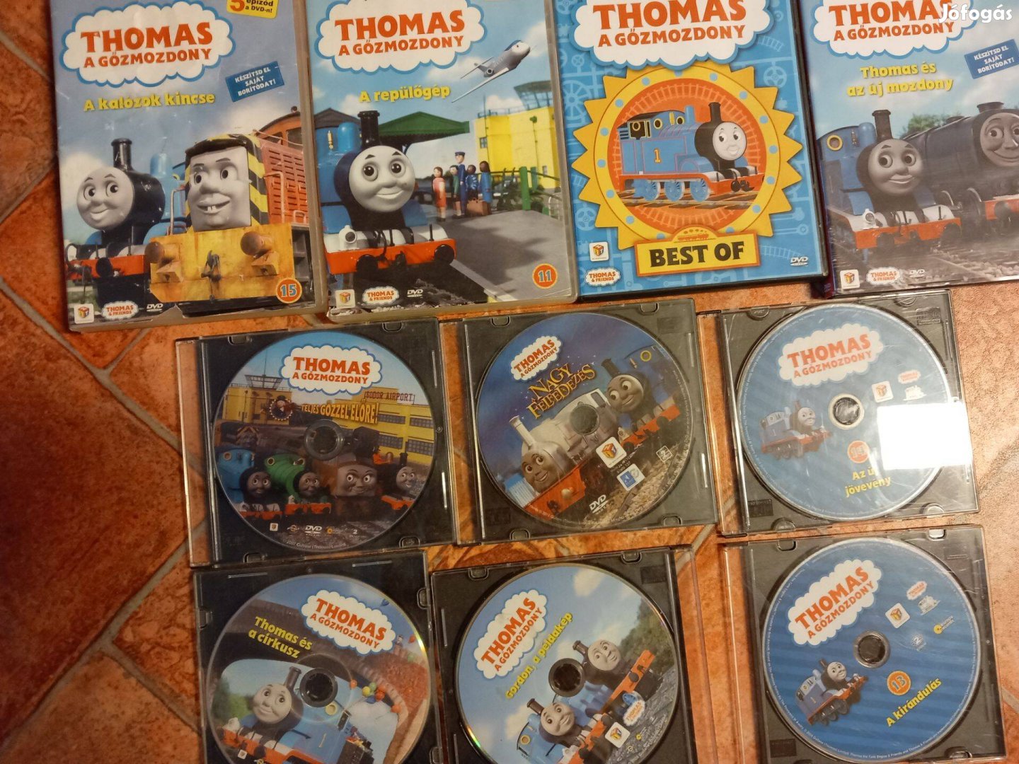 Thomas a kis gőzmozdony mese DVD lemez