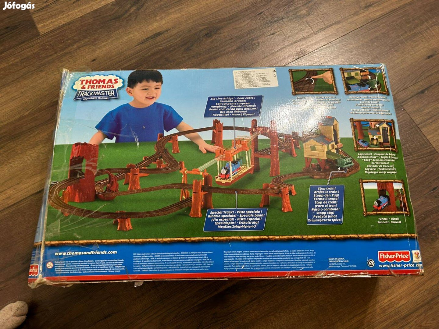 Thomas and Friends trackmaster motorized railway eredeti dobozával