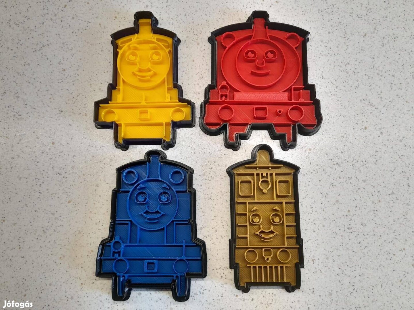 Thomas és barátai sütikiszúró formák - 3D printed