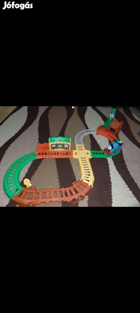 Thomas gőzmozdony elemes Mattel játék sínpálya
