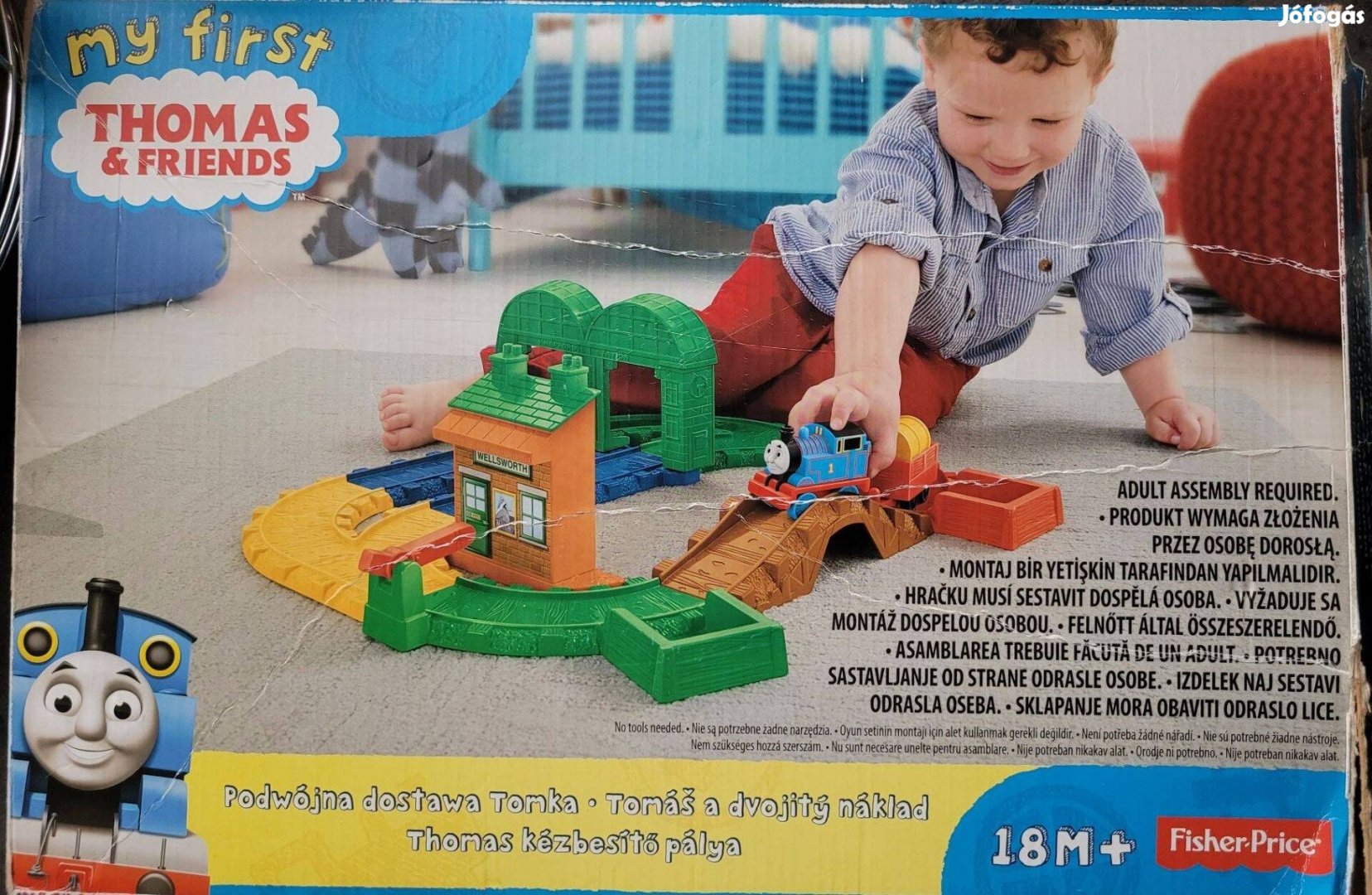 Thomas kézbesítő pálya vonat játék
