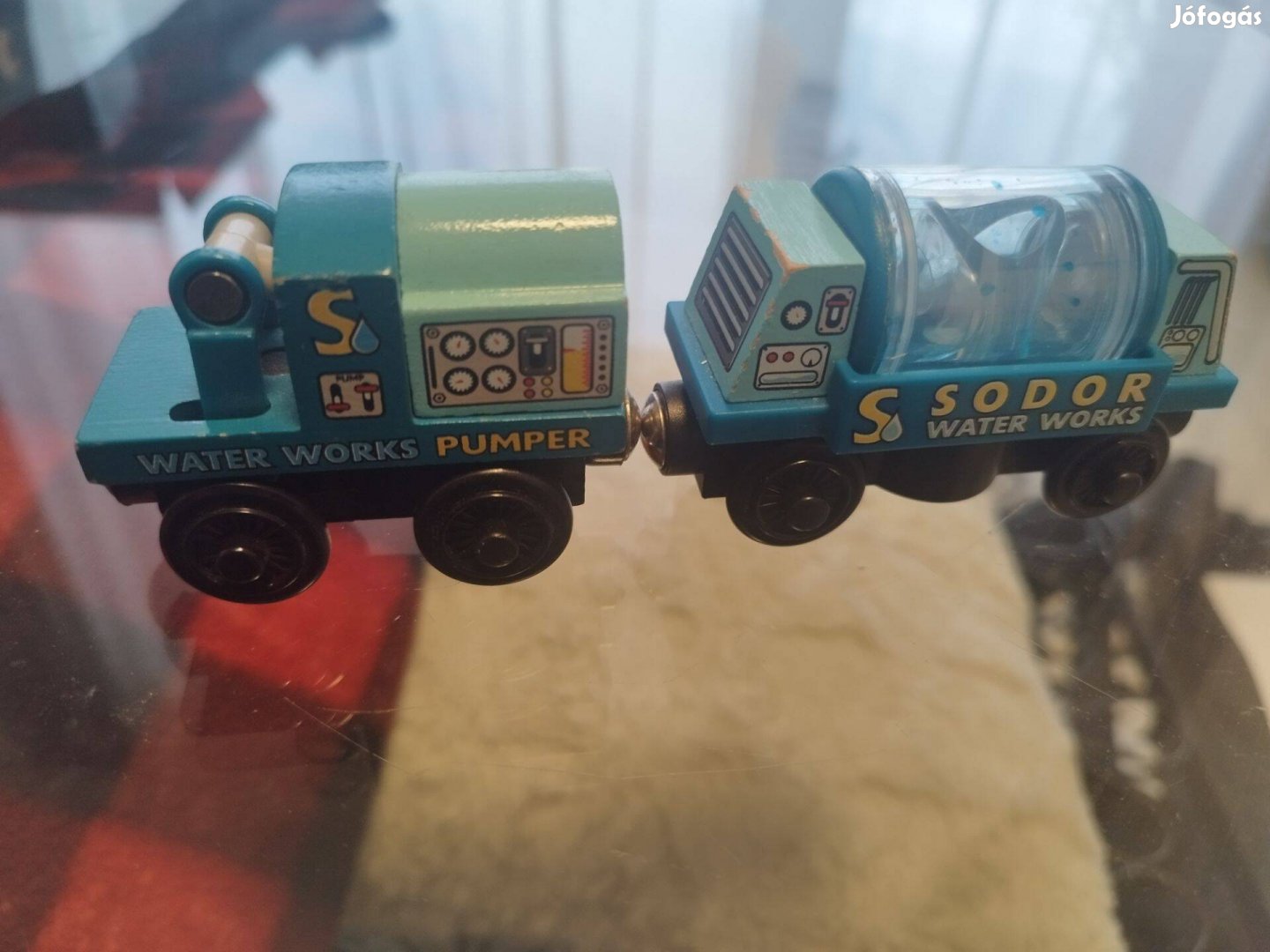 Thomas wooden railway Water Cars eredeti kocsik