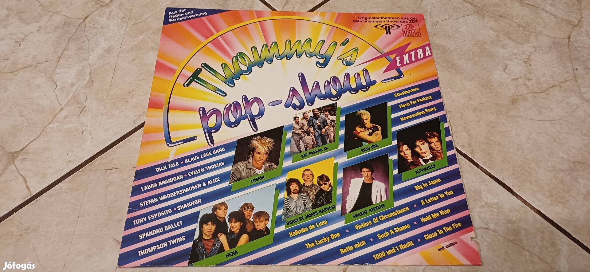 Thommys pop show bakelit hanglemez