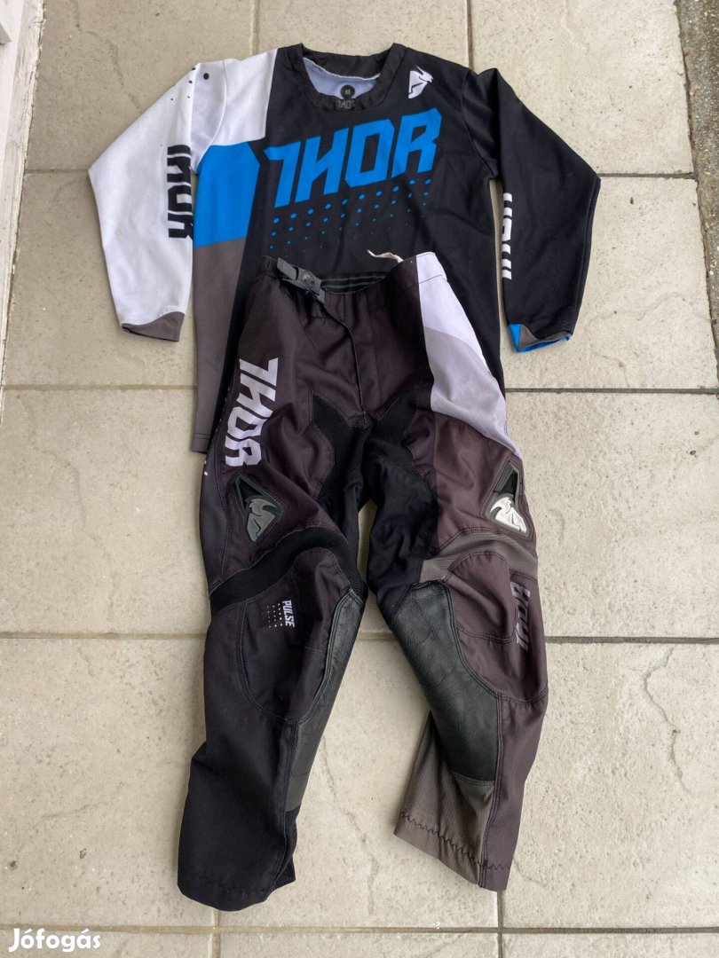 Thor gyerek cross krossz enduro ruha nadrág mez