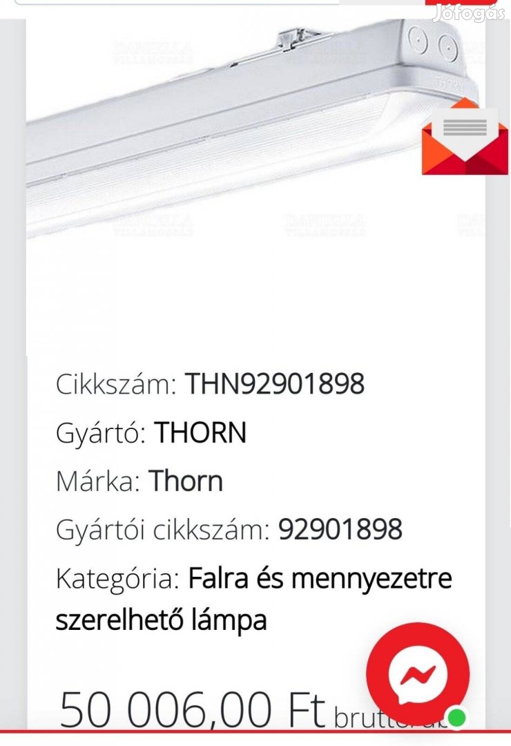 Thorn aqfpro led fénycsőarmatúra eladó!