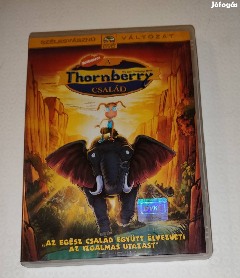 Thornberry család dvd Nickelodeon 