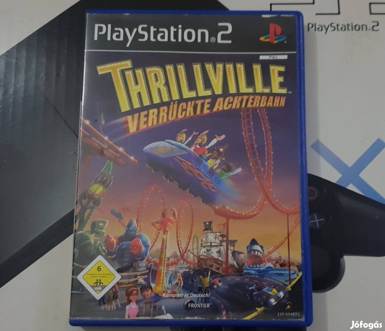 Thrillville Verrückte Achterbahn Playstation 2 eredeti lemez eladó