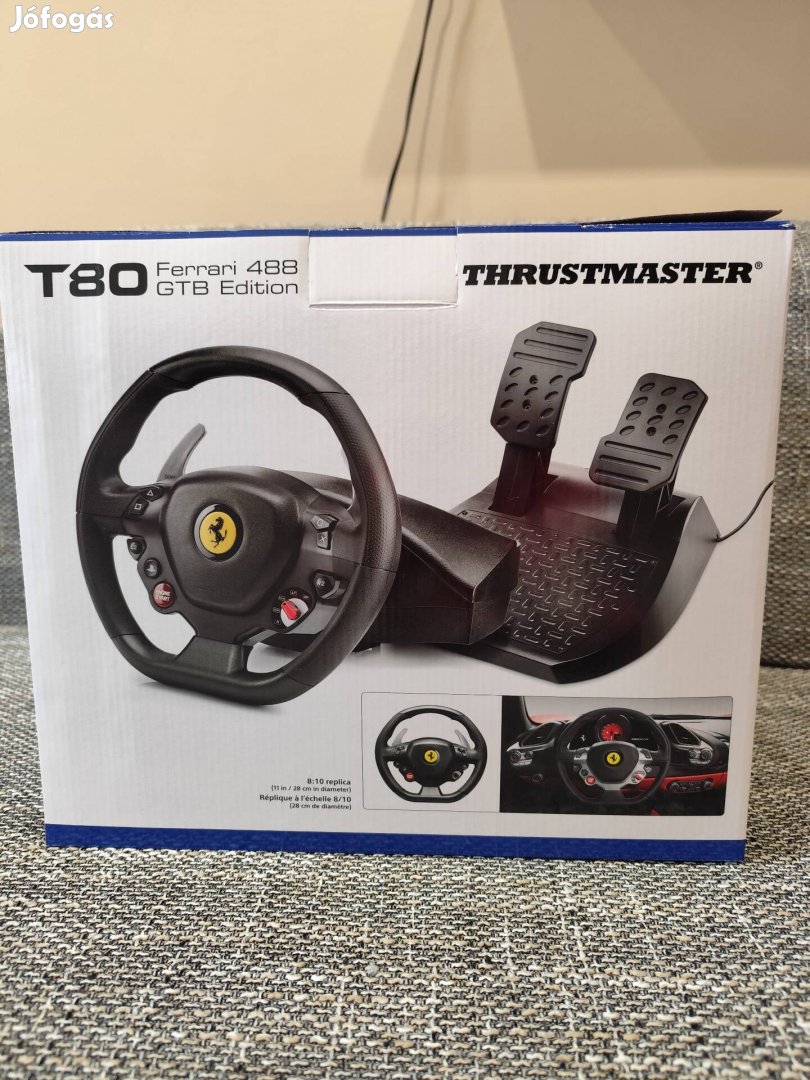 Thrustmaster Ferrari T80 kormány Garanciával!