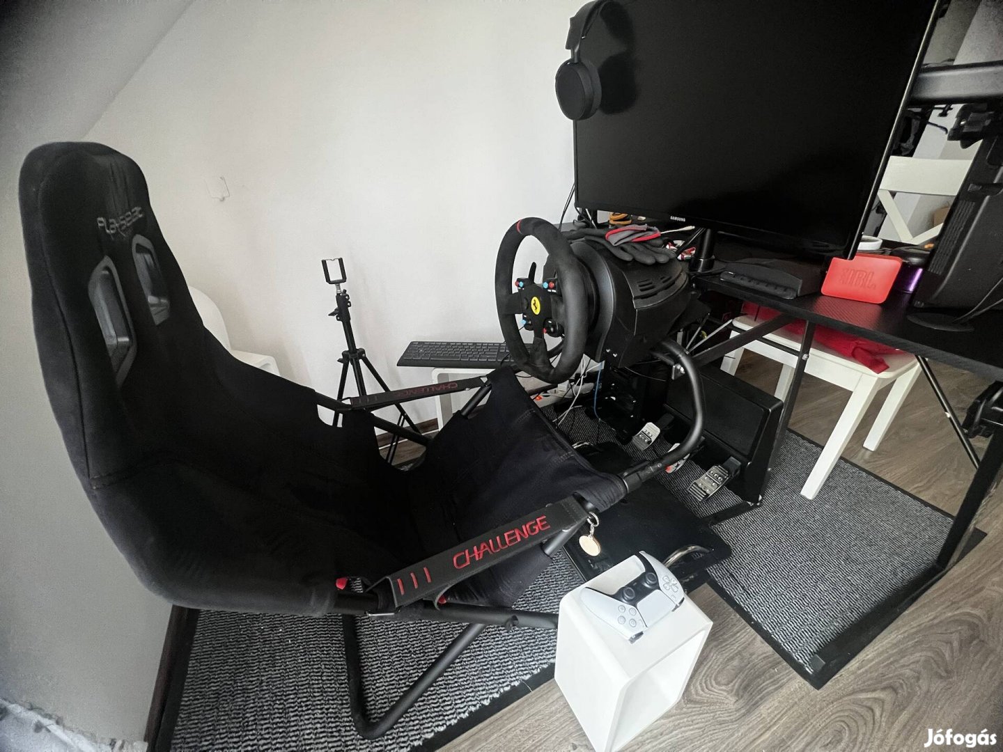 Thrustmaster T300 RS GT (Ferrari Alcantara) + Playseat Challenge
