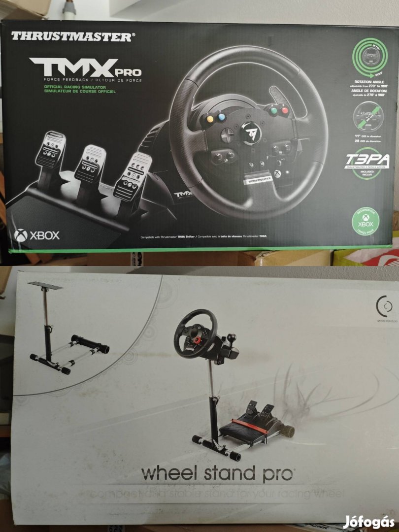 Thrustmaster TMX Pro és Wheel stand Pro