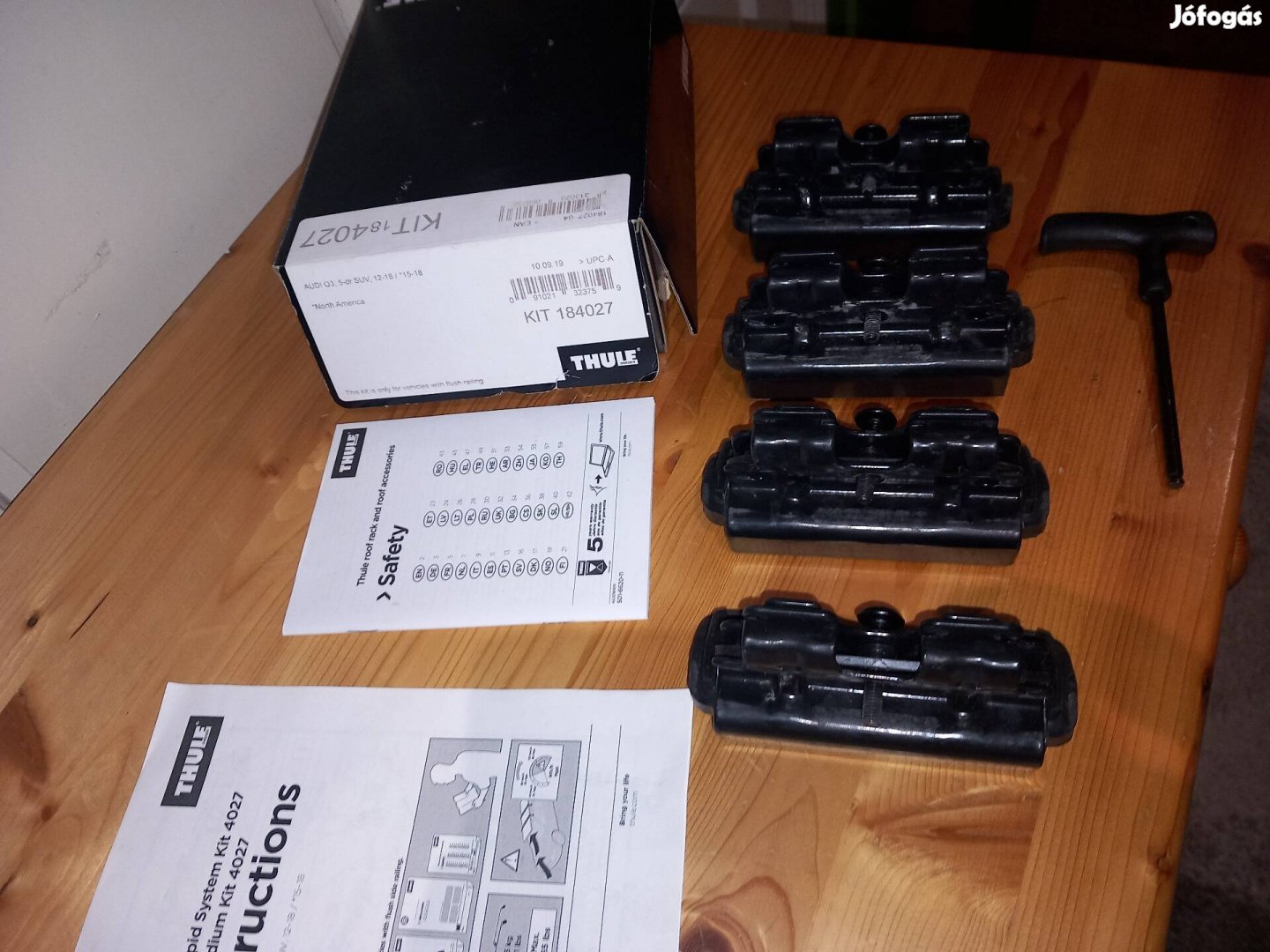 Thule 4027 szerelőkészlet Thule 753-as talpszetthez