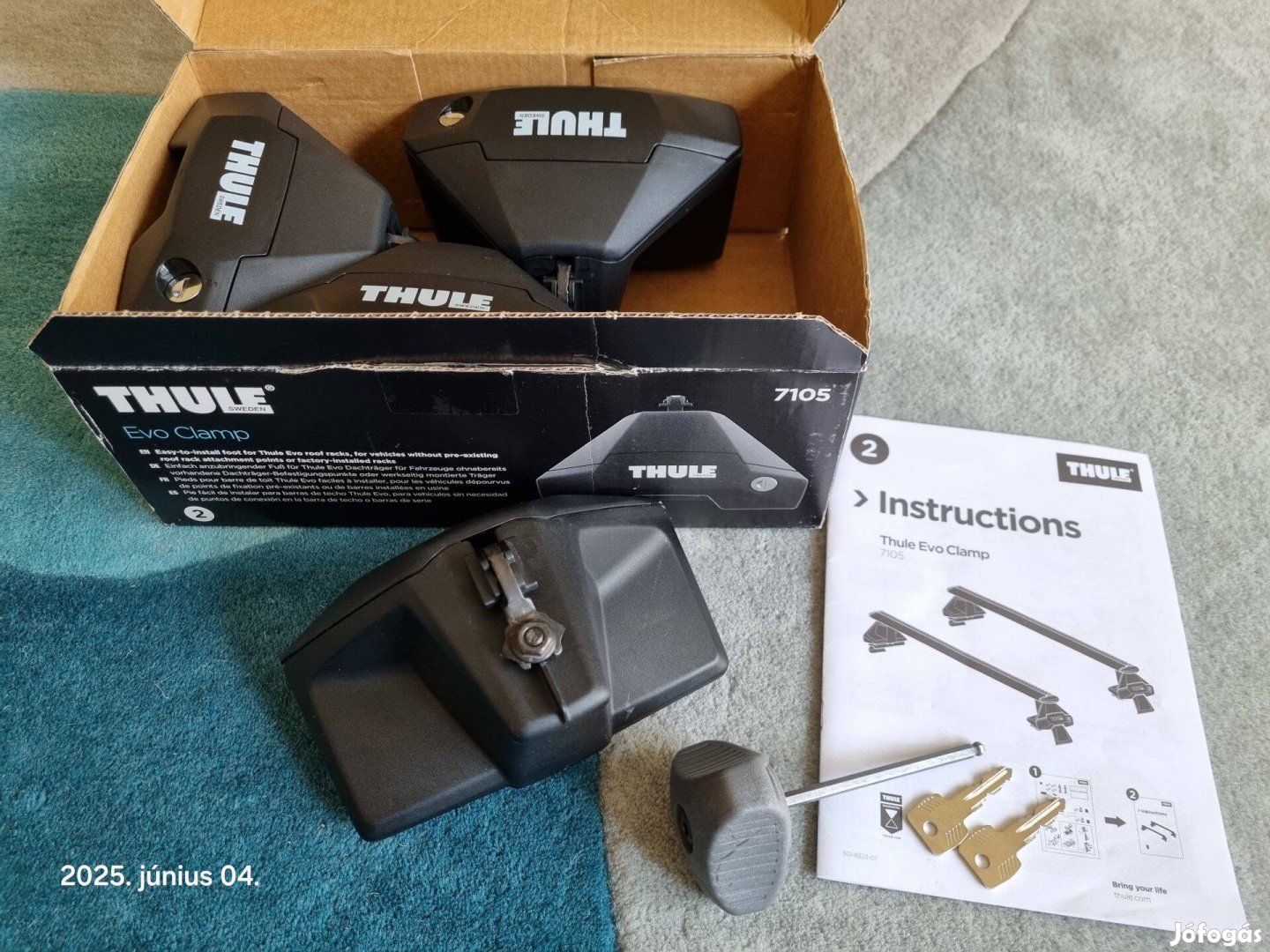 Thule 7105 Evo Clamp talp szett eladó!
