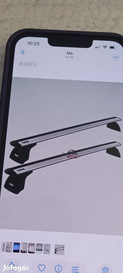 Thule 750-es 9tetőcsomagtartó eladó