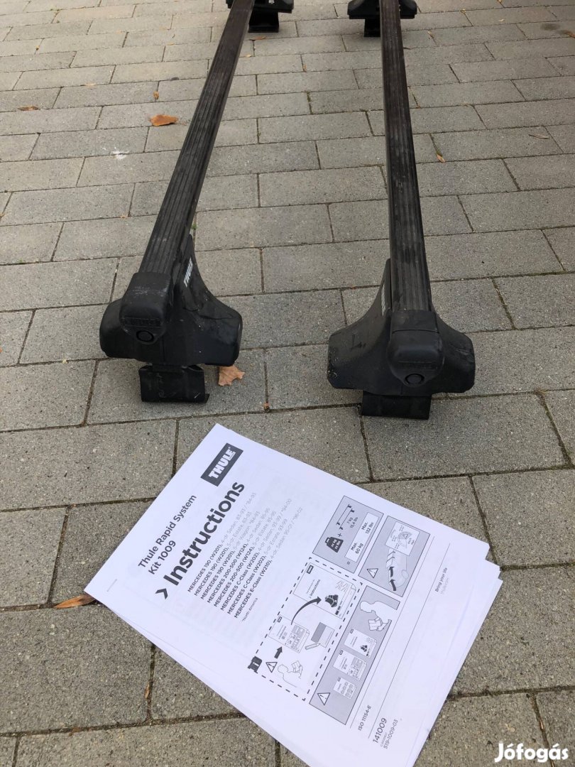 Thule 750 mercedes-benz w124 w201 tetőcsomagtartó Szép állapotú!