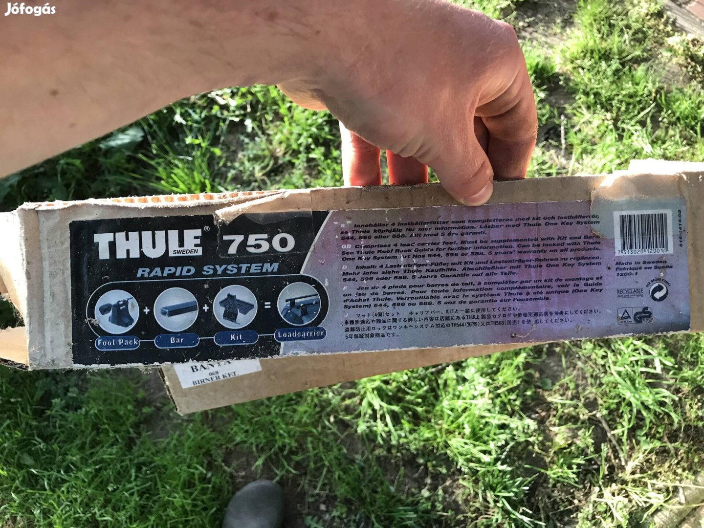 Thule 750 tetőcsomagtartó 