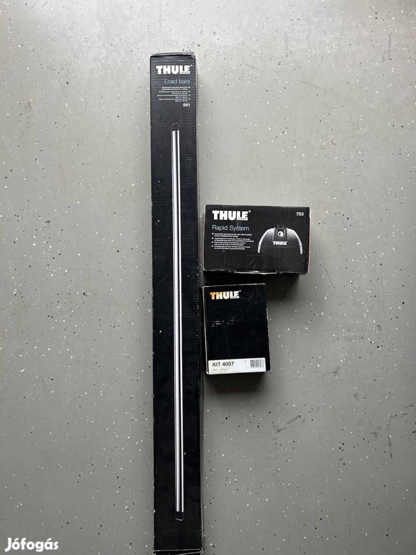 Thule 753 Kit 4007 Thule 861 csomagtartó rúd Audi A4 Q3