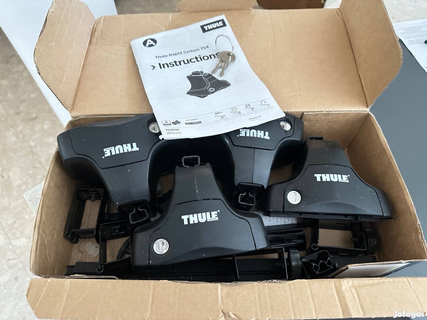 Thule 754 tető csomag tartó lábak talp