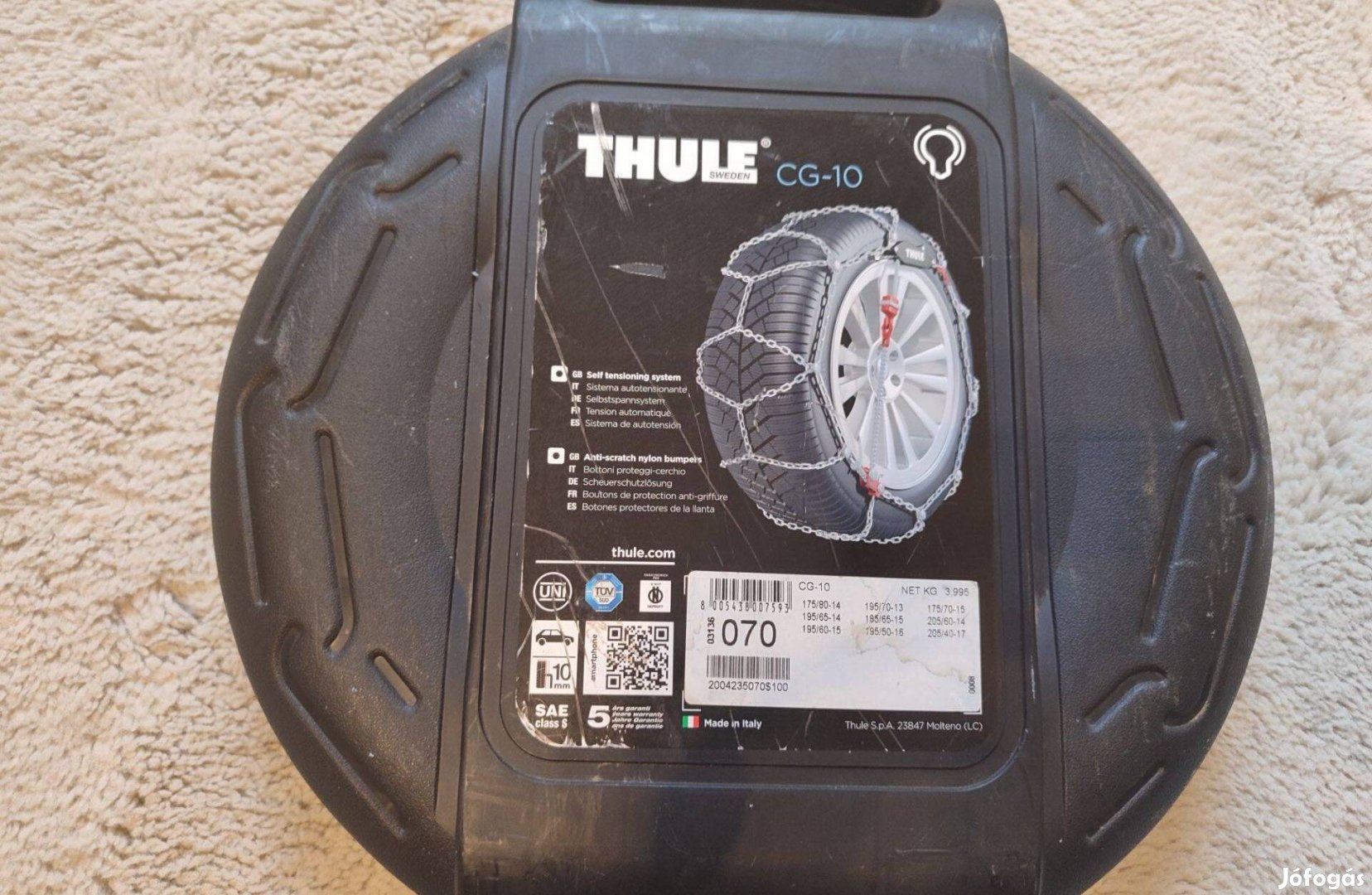 Thule CG10 Hólánc új állapotban eladó