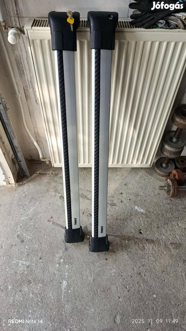 Thule Tetőcsomagtartó. Alacsony légellenállású ALU keresztrúd. BMW X3