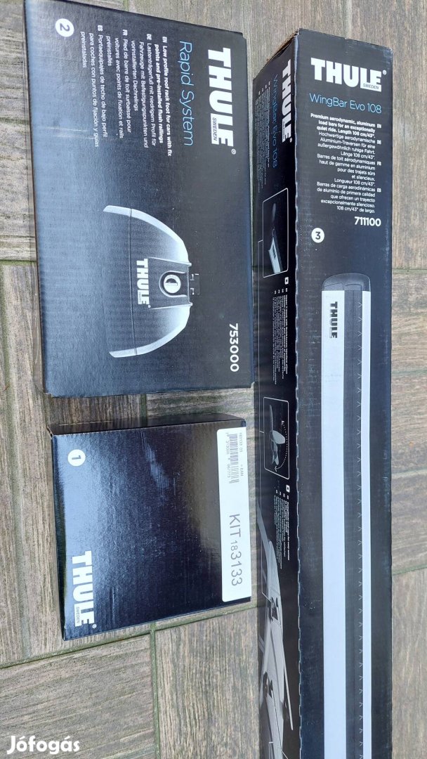 Thule Wingbar Evo 108 + talpkészlet és 3133 KIT Nissan Xtrail