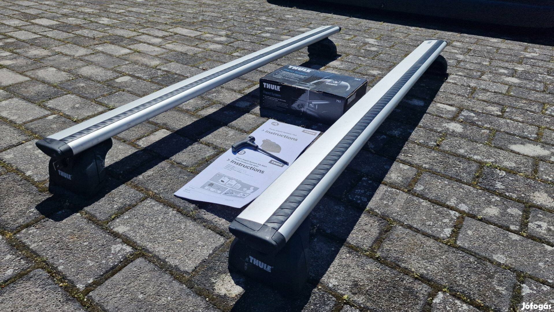 Thule Wingbar tetőcsomagtartó Volvo Rapid System 735-el eladó