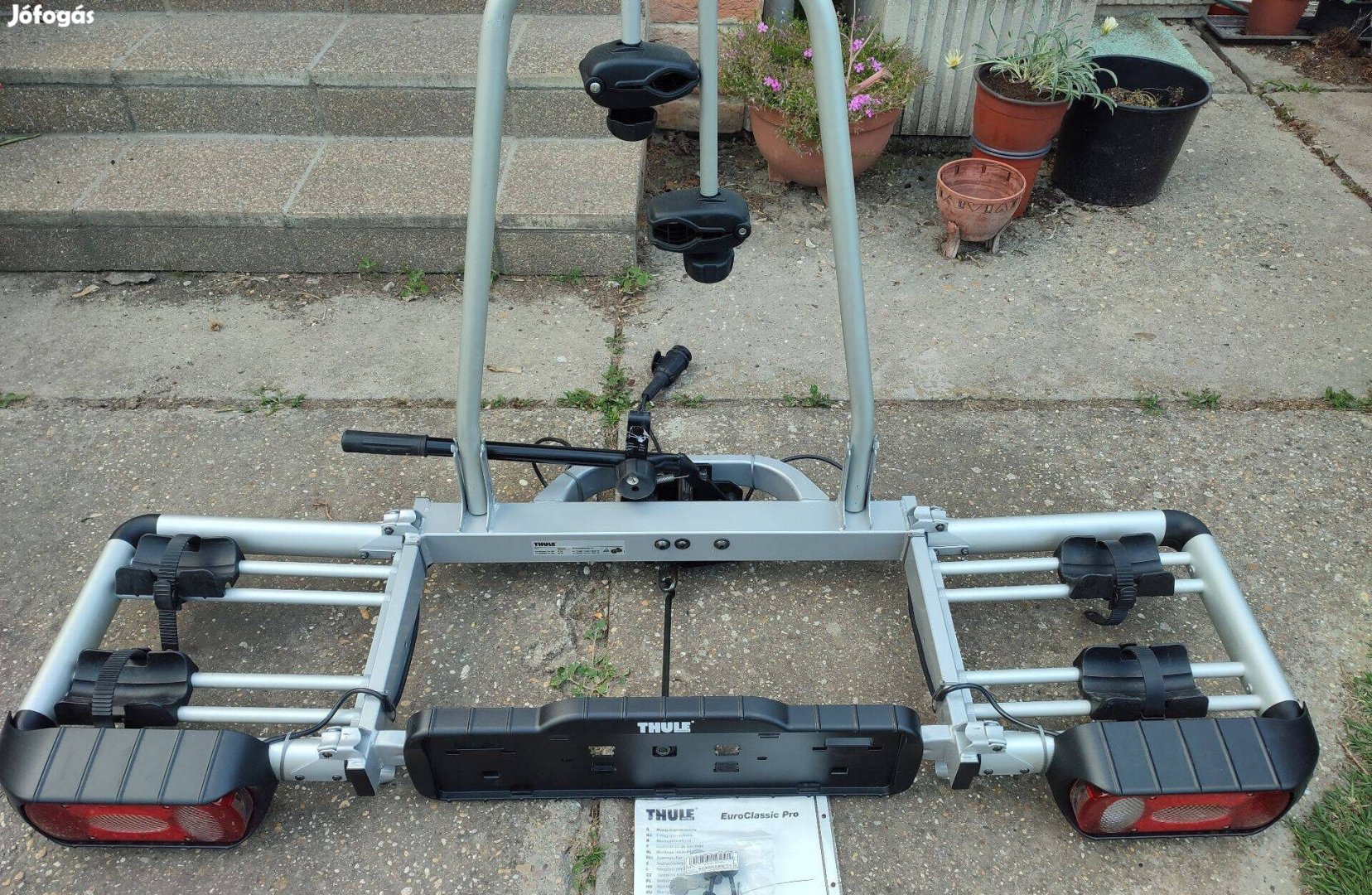 Thule kerékpárszállító, vonóhorogra szerelhető e-bike szállító
