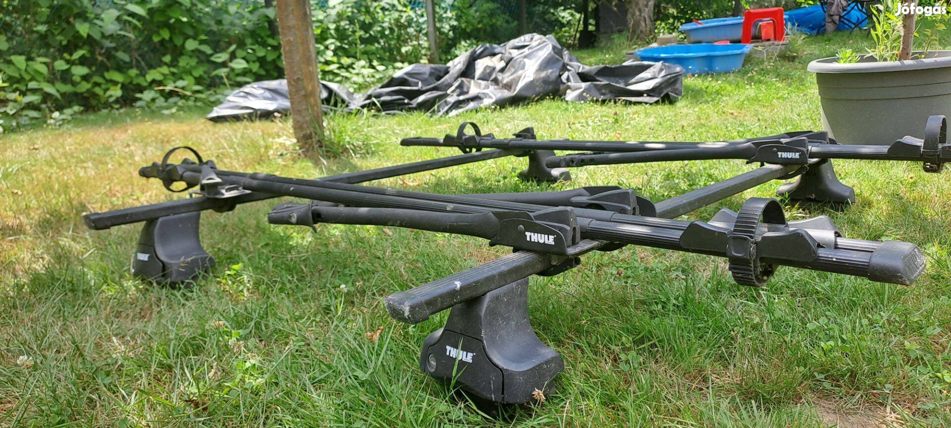 Thule tetőcsomagtartó kerékpársínnel eladó