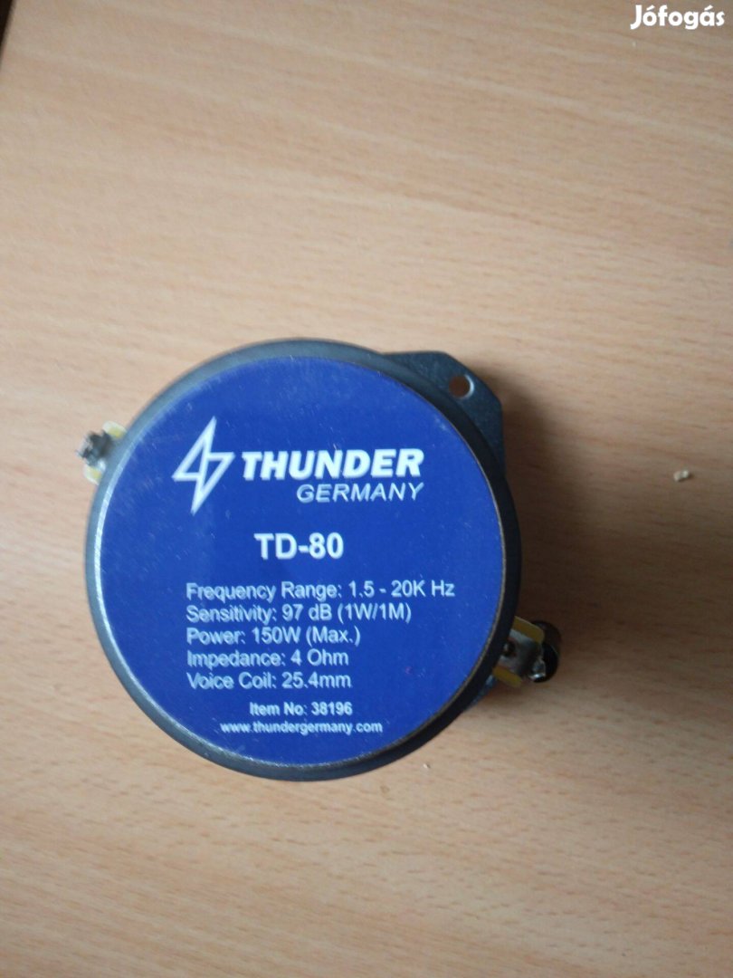 Thunder TD-80 magassugárzó