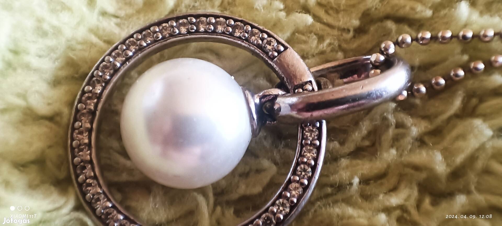Ti Sento Milánó gyönyörű ékszer, ezüst, gyöngy, cirkonia. Elegancia 