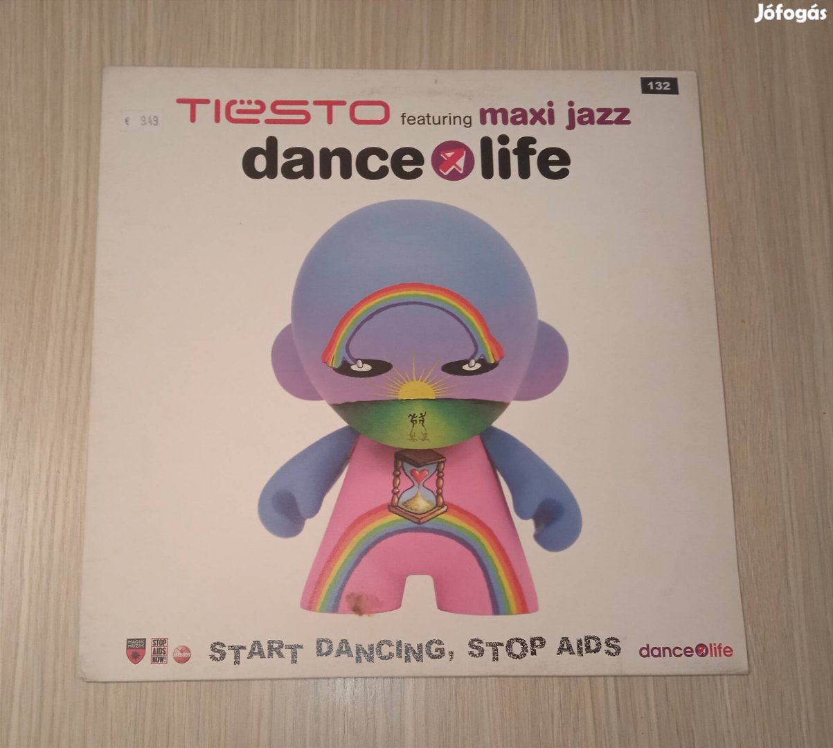 Tiësto Feat Maxi Jazz - Dance4Life (Vinyl,2006)