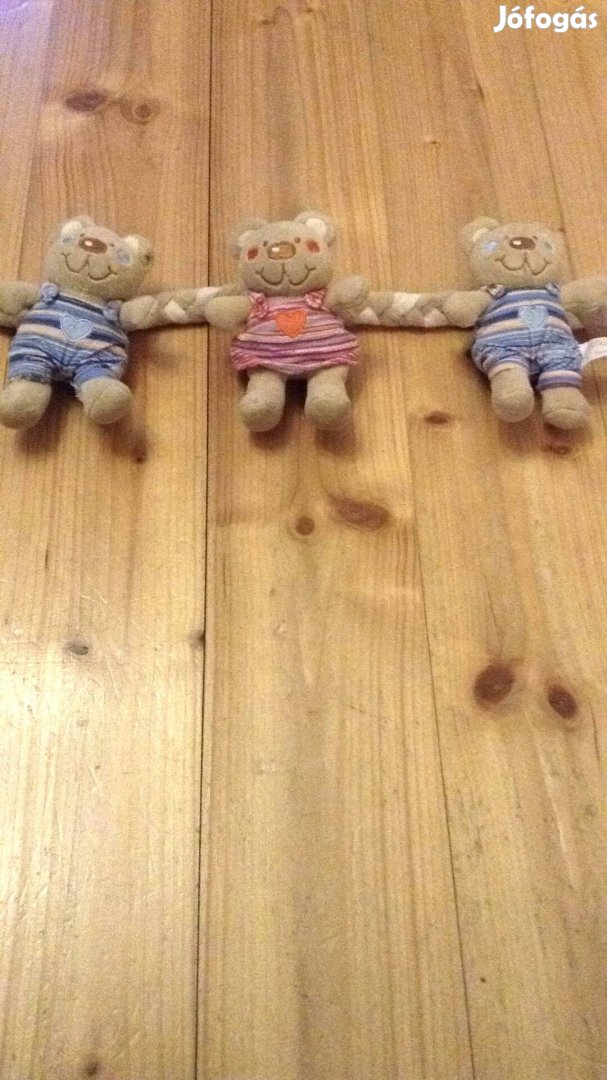 Tiamo plüss macis csiptethető baba-gyerek játék!