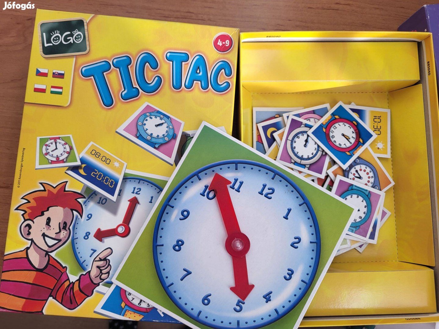 Tic Tac - idő/óra tanító társas