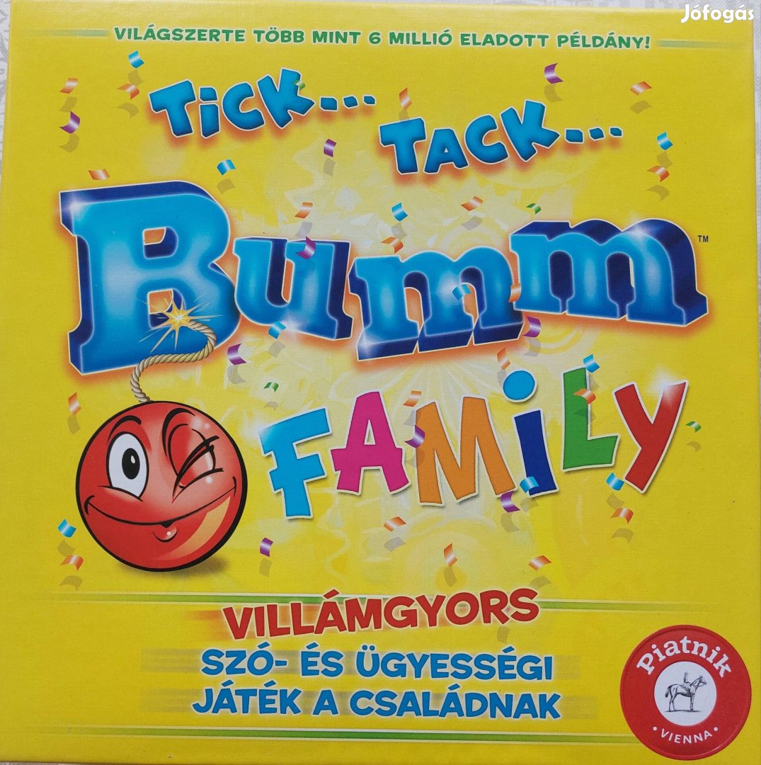 Tick Tack Bumm Family tásasjáték